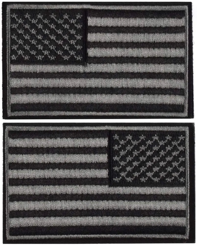  Tactical American Flag Embroidered Patch USA United