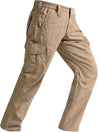 SPOSULEI men's tactical ripstop cargo pants with 9 pockets, water-resistant and breathable, suitable for hiking and construction.