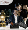 Men's leather belt 2-pack with gift box, perfect for dress, casual, and golf wear.