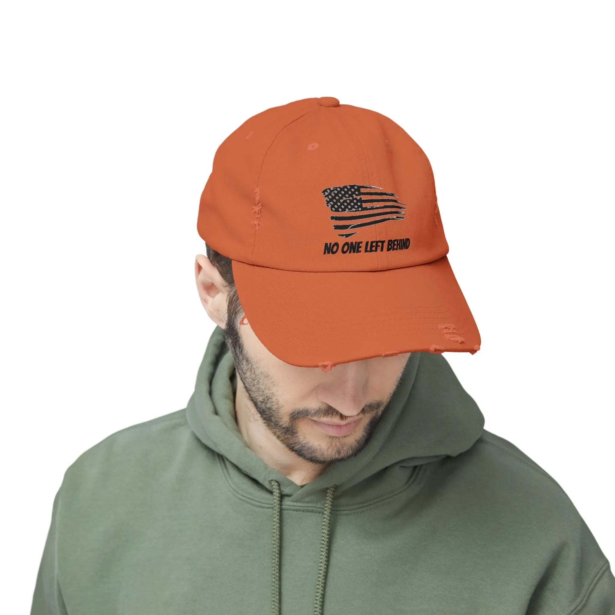 Tattered Cap No One Left Behind Tattered Cap - Patriotic Cotton Twill – Militaryvetsusa